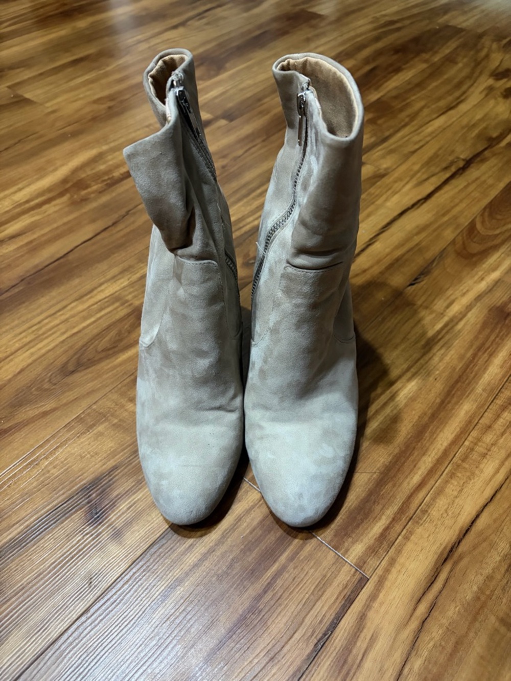 Steve Madden Beige Booties